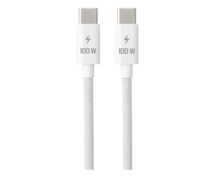 Kabel USB Silver Monkey Kabel Core USB-C - USB-C 100W 0,5m biały